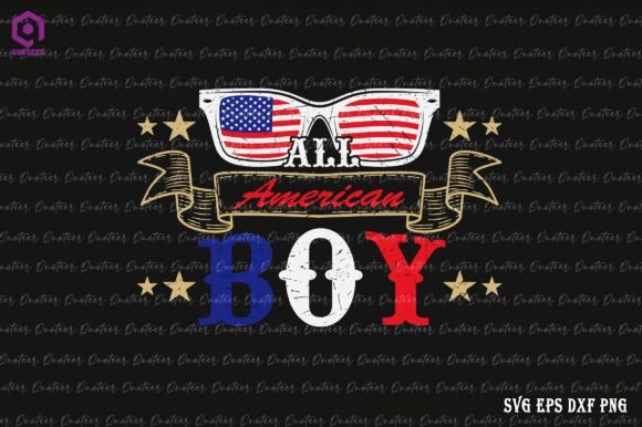 All American Boy 4th of July Sunglasses Graphics