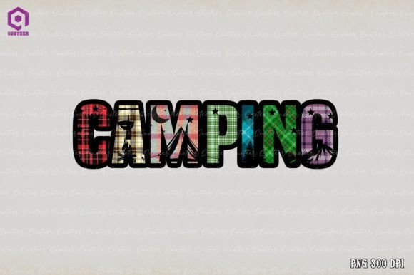 Camping Sublimation Graphics for Crafts & Content Publishing