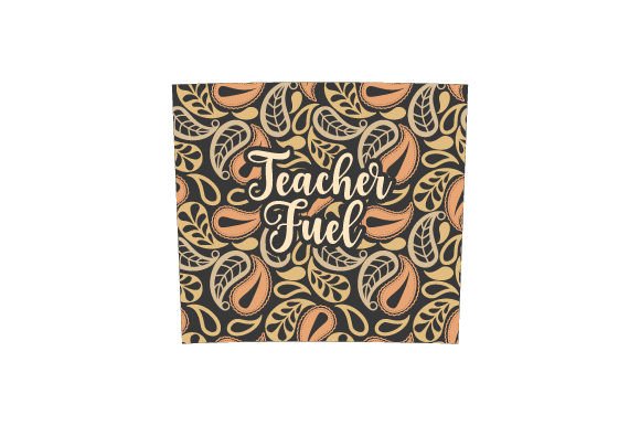 Crafting with Teacher Fuel Paisley Pattern Tumbler Wrap