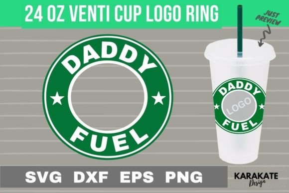 Daddy Fuel Logo Ring: Graphics for Crafts & Content