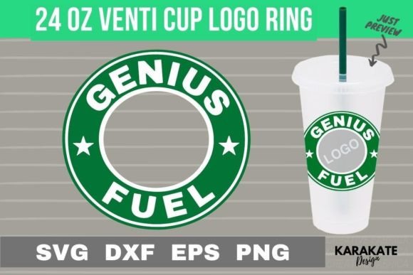 Genius Fuel Venti Logo Ring: Graphics for Crafts & Content