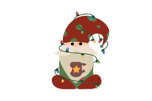 Gnome Holding a Cup of Coffee – Christmas Crafts