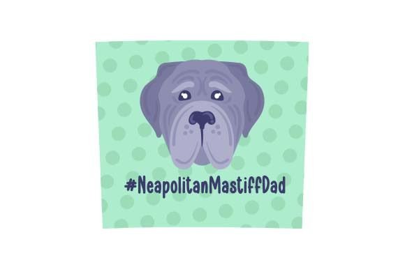 Neapolitan Mastiff Dad Tumbler Wrap for Crafts & Dogs