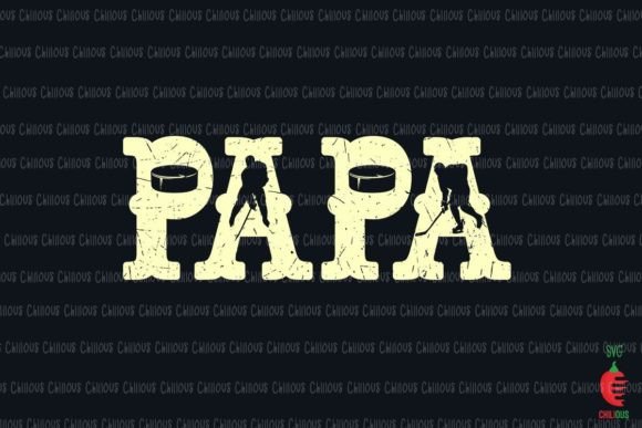 PAPA ICE Hockey Graphics for Local Crafts Brands