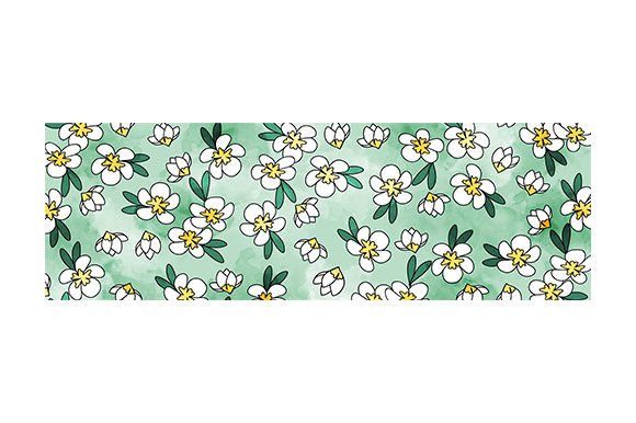 Plumeria Flower Watercolor Wrap for Crafts & Cups Amp