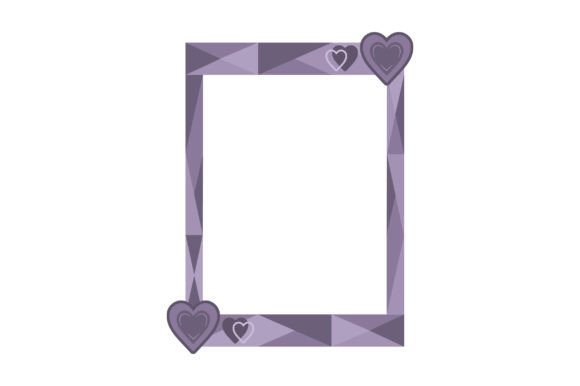 Purple Gothic Valentine’s Frames: Crafts for Valentine’s Day