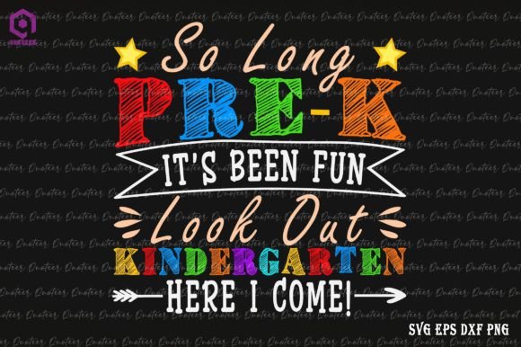 So Long Pre-K Kindergarten Graphics & Crafts